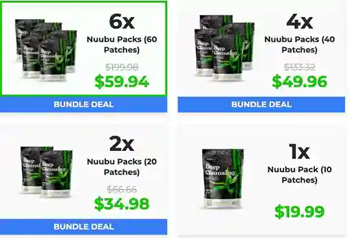 Nuubu Deep Cleansing Foot Pads &mdash; Official Secure Payment Page USA